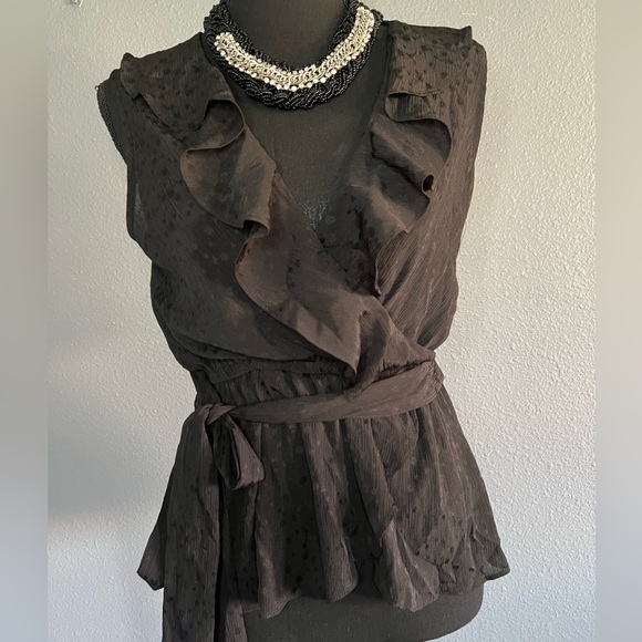 NWT Max Studio Black Top Size XS - Picture 2 of 5